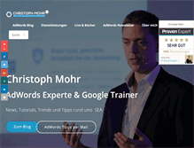 Tablet Screenshot of christoph-mohr.com